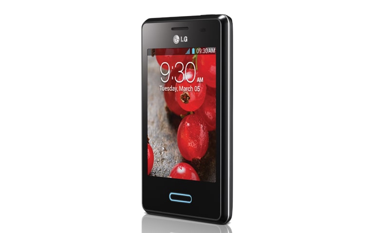 LG Optimus L3 II AVAILABLE IN INDIGO BLACK, TITAN SILVER AND WHITE , E430