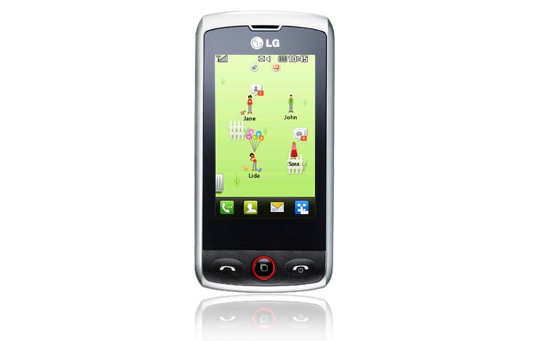 LG Mobile Phone with 3 MP Camera, QWERTY Keyboard, and Social Networking, GW520