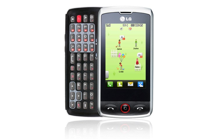 LG Mobile Phone with 3 MP Camera, QWERTY Keyboard, and Social Networking, GW520