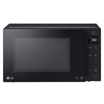Front view of NeoChef™ 23L 1000W Microwave Oven with Grill and Touch Control Panel , Black - MH6336GIB