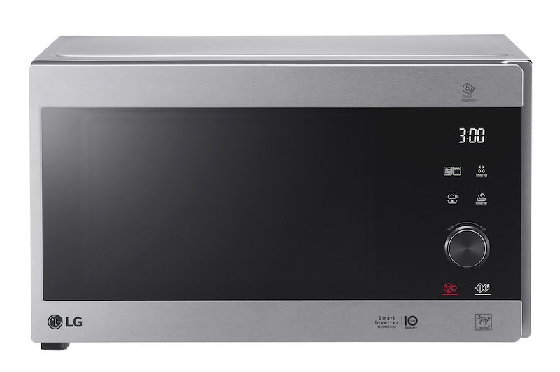 Front view of 25L 1000W NeoChef™ Microwave Oven with Grill and Touch Control Panel, Stainless Steel MH6565CPS