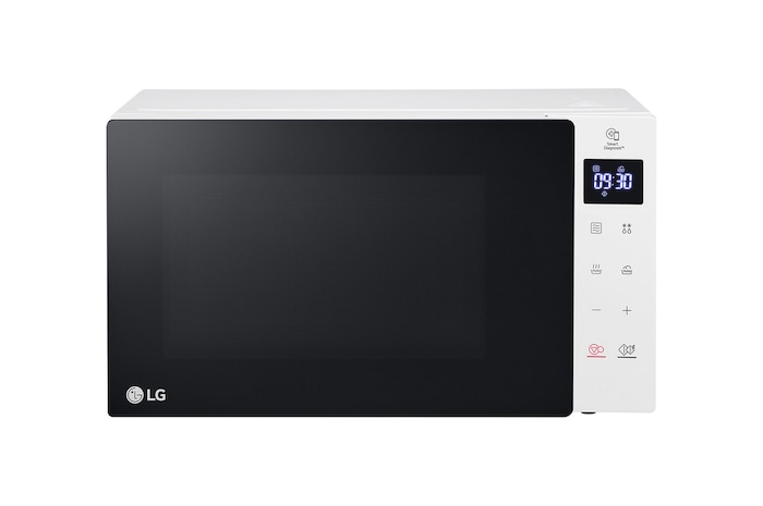 Front view of NeoChef™ Slim 20L 700W Microwave Oven with Touch Control Panel White - MS2032GASW