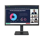 LG 23.8-inch Full HD (1920x1080) IPS Monitor with Built-in Full HD Webcam, 24BP75CP-B