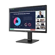 LG 23.8-inch Full HD (1920x1080) IPS Monitor with Built-in Full HD Webcam, 24BP75CP-B