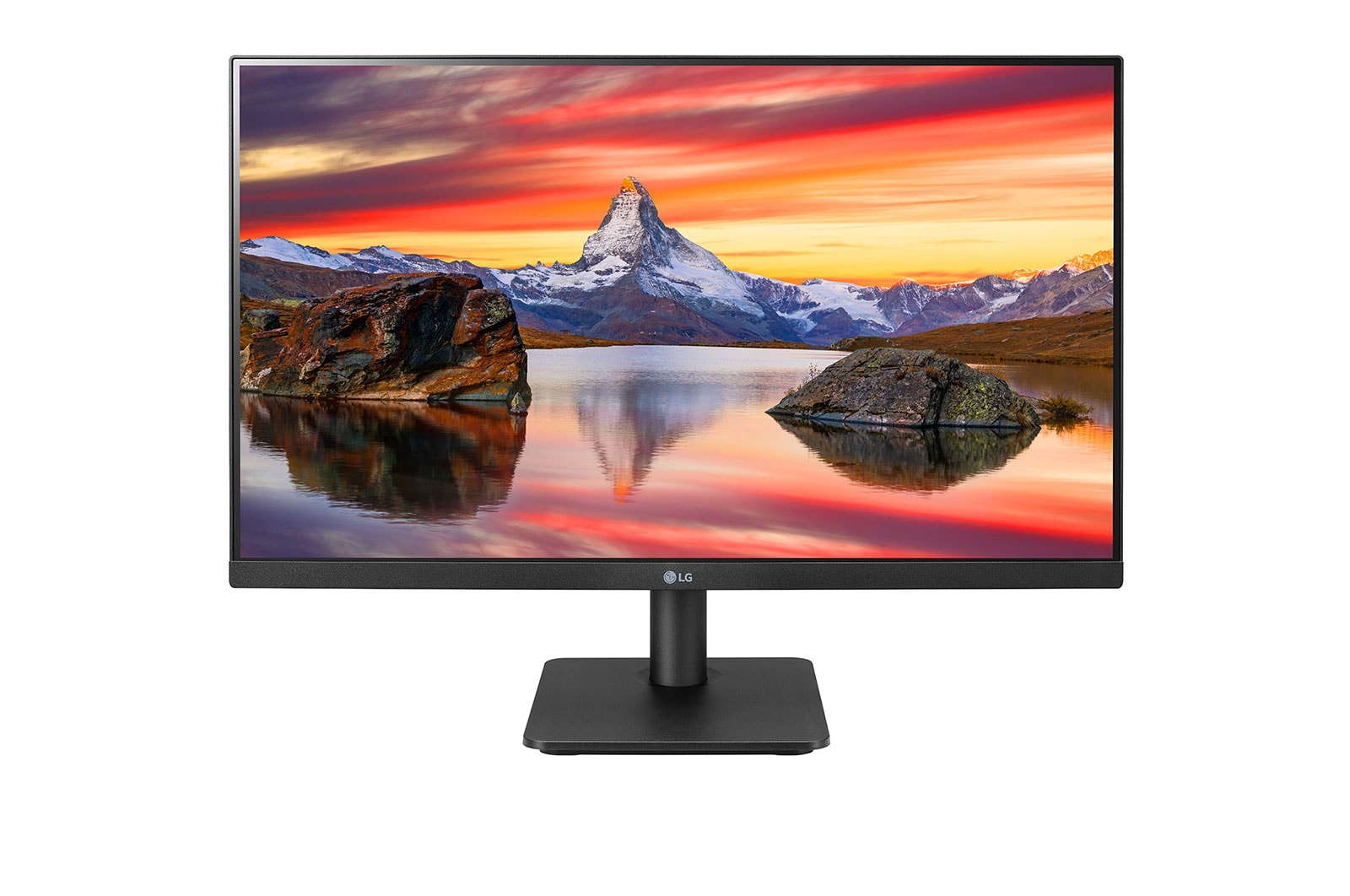 LG 23.8" IPS Full HD Monitor with 3-Side Virtually Borderless Design, 24MP400-B