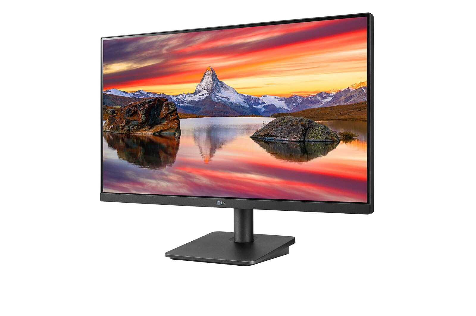 LG 23.8" IPS Full HD Monitor with 3-Side Virtually Borderless Design, 24MP400-B