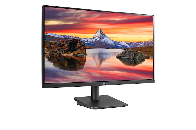 LG 23.8" IPS Full HD Monitor with 3-Side Virtually Borderless Design, 24MP400-B