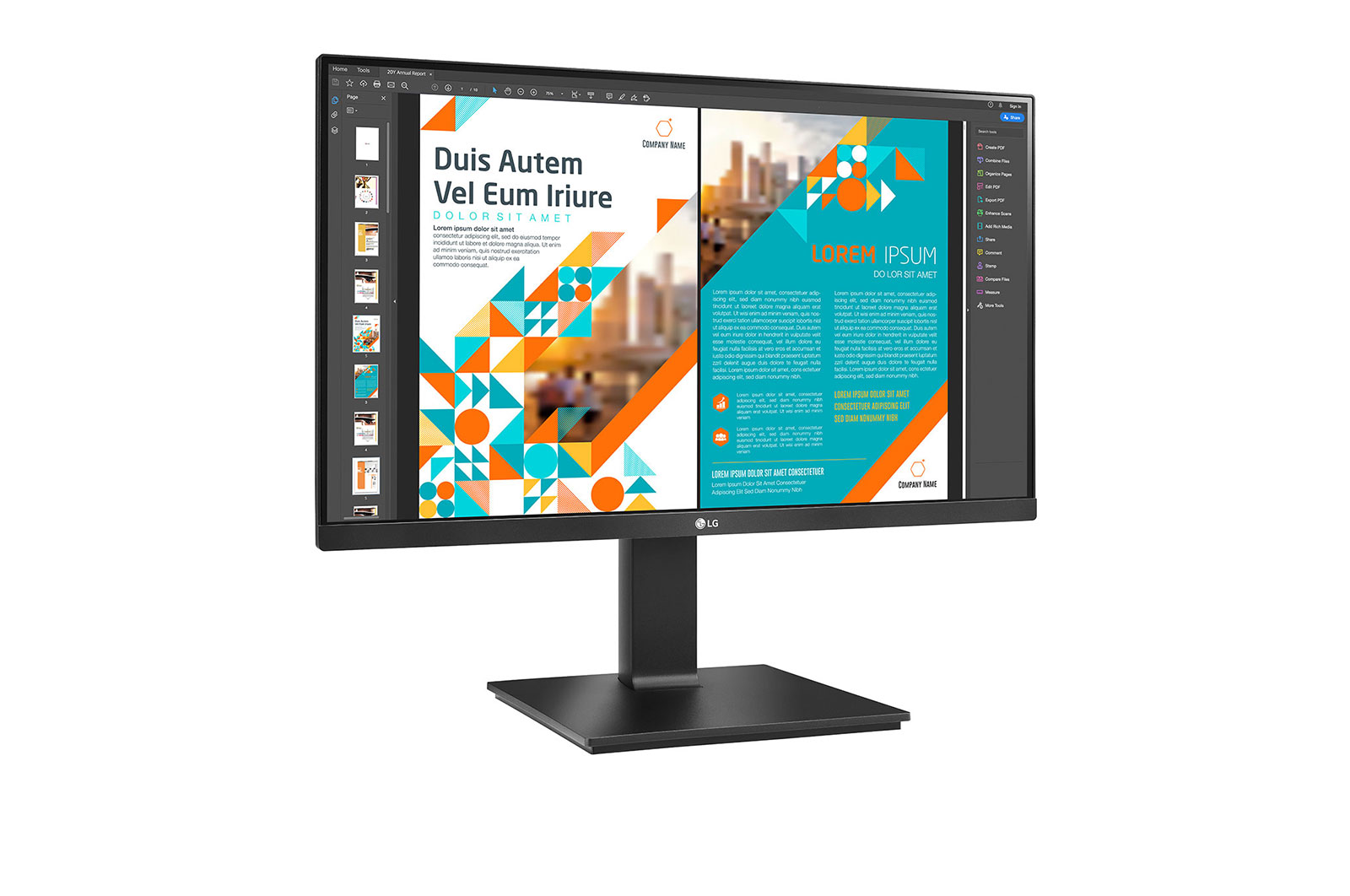 LG 23.8” QHD IPS Monitor with AMD FreeSync™, 24QP550-B