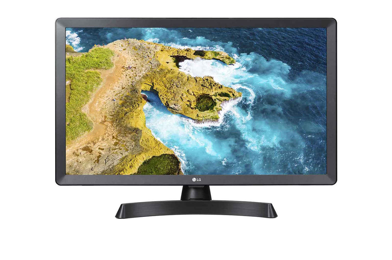 24" LG TV Monitor, HD Ready LED display, Cinema Mode, webOS, 2 x 5W Stereo Speakers, Black. (24TQ510S)