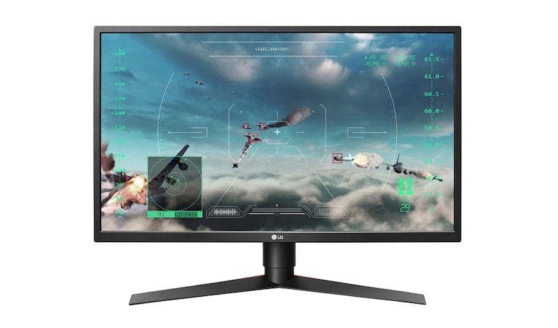 LG 27" FHD Gaming Monitor with Gsync Compatible, Adaptive Sync, 27GK750F