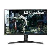 LG 27" Class UltraGear™ QHD144Hz IPS Gaming Monitor with G-Sync® Compatible, 27GL83A-B