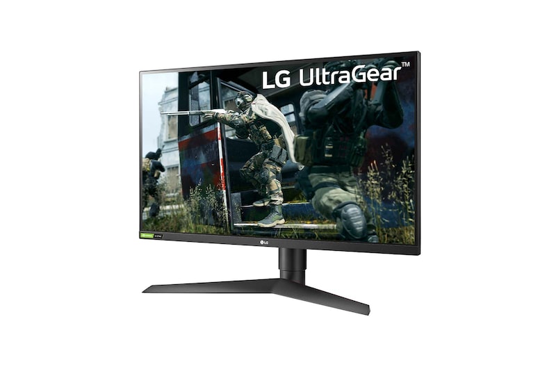 LG 27" Class UltraGear™ QHD144Hz IPS Gaming Monitor with G-Sync® Compatible, 27GL83A-B
