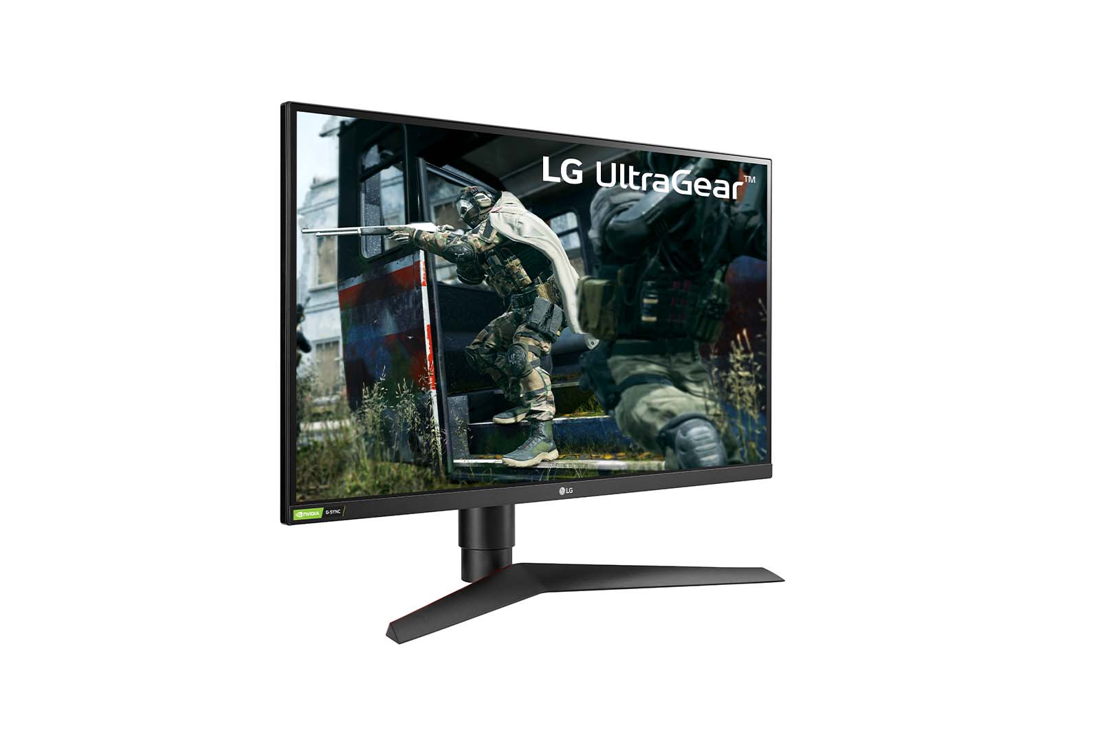 LG 27" Class UltraGear™ QHD144Hz IPS Gaming Monitor with G-Sync® Compatible, 27GL83A-B