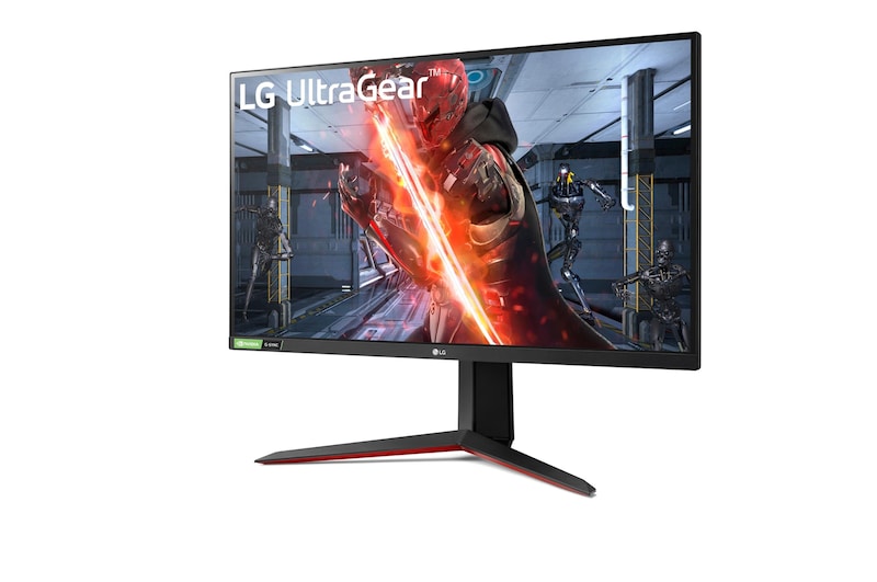 LG 27" Class UltraGear™ QHD 144Hz Nano IPS 1ms Gaming Monitor with NVIDIA® G-SYNC® Compatible, 27GN850-B