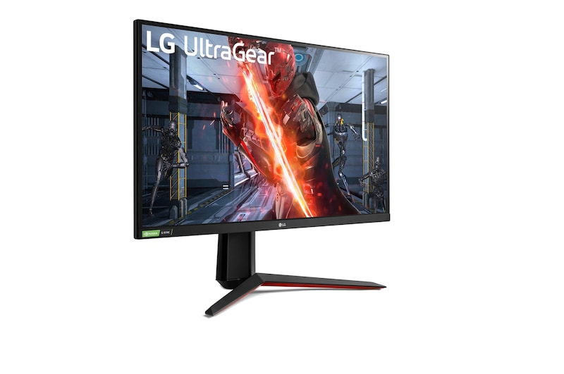 LG 27" Class UltraGear™ QHD 144Hz Nano IPS 1ms Gaming Monitor with NVIDIA® G-SYNC® Compatible, 27GN850-B