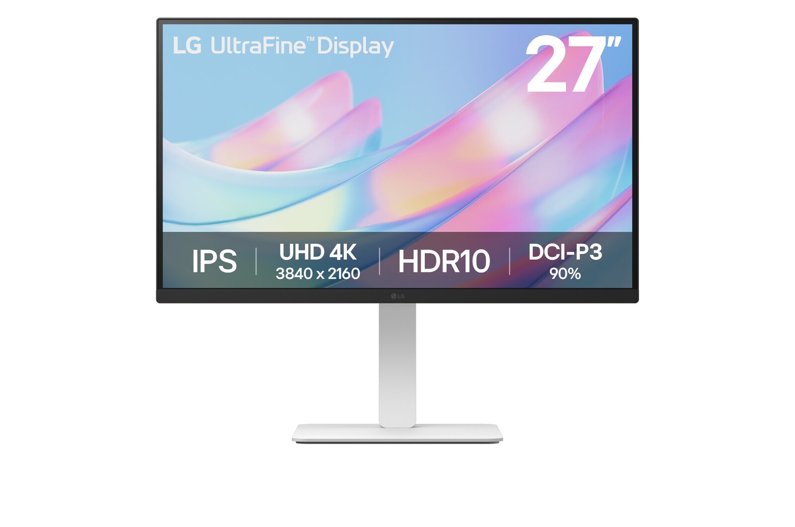 Front view of 27" Full HD All-in-One Thin Client (27US550-W)