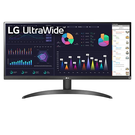 LG UltraWide™ 29" Monitor Full HD IPS HDR10 AMD FreeSync™ 29WQ500-B Black Class E