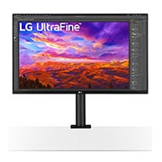 LG 31.5" UltraFine™ UHD 4K Ergo IPS Monitor with USB Type-C™, 32UN88A-W