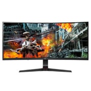 LG 34" 21:9 UltraGear™ UW-FHD 144Hz Gaming Monitor with G-Sync® Compatible, Adaptive-Sync, 34GL750