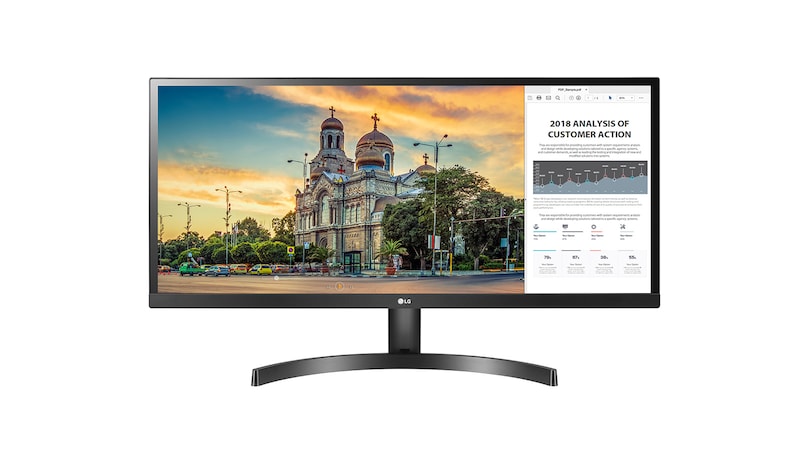 LG 34" UltraWide FHD Monitor, 34WK500