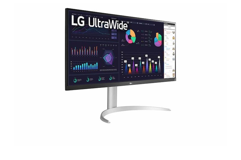 LG 34" 21:9 UltraWide™ Full HD IPS Monitor with AMD FreeSync™, 34WQ650-W