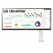 LG 34" 21:9 UltraWide™ FHD (2560 x 1080) Monitor with Ergo Stand, 34WQ680-W