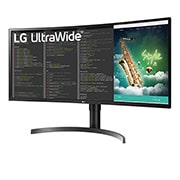 LG 35" UltraWide™ QHD HDR VA Curved Monitor, 35WN65C-B