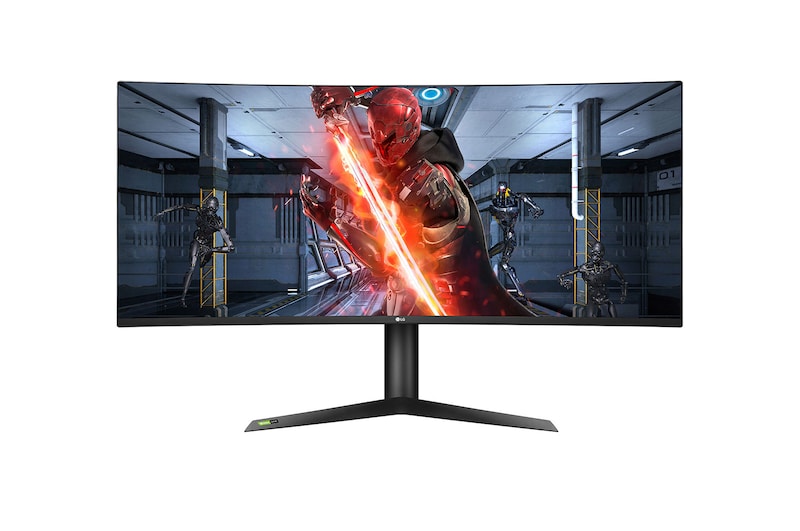LG 37.5” Class 21:9 UltraGear™ UW-QHD 144Hz Nano IPS 1ms Curved Gaming Monitor w/ G-Sync®, 38GL950G