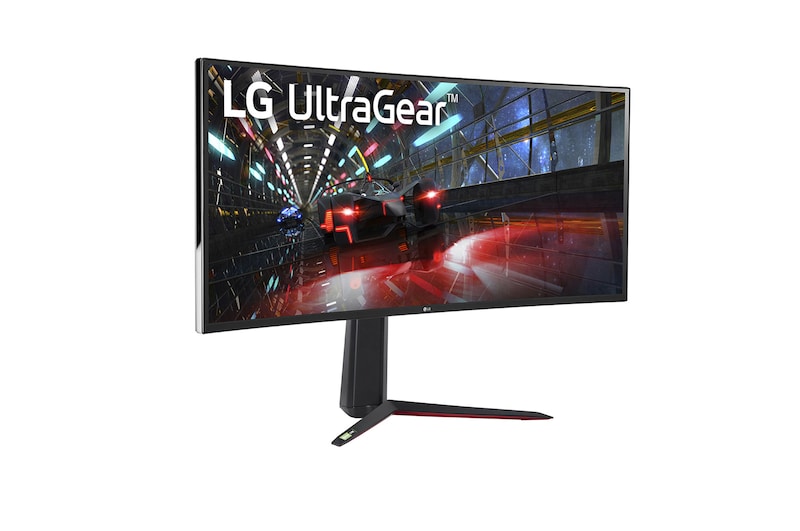 LG 37’5” 21:9 UltraGear™ UW-QHD 160Hz Nano IPS 1ms (GtG) Curved Gaming Monitor, 38GN950