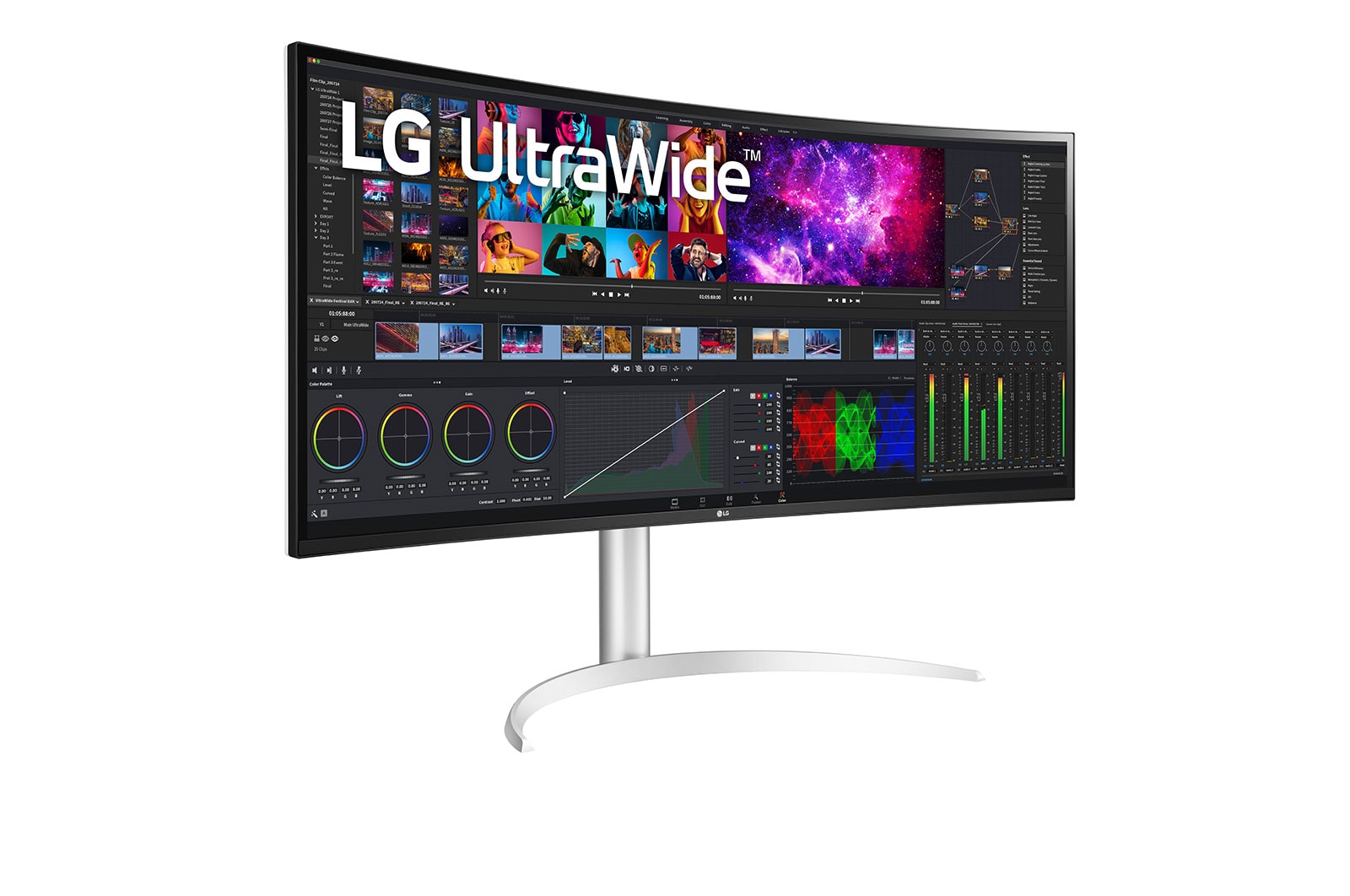 LG 40" LG Curved UltraWide™ Monitor, 5K2K Nano IPS Display, 40WP95CP-W