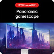 LG 39" UltraGear™ OLED all-new 800R curved gaming monitor | 21:9 Ultra-WQHD 240Hz, 0.03ms (GtG), DisplayHDR True Black 400, 39GS95QE-W