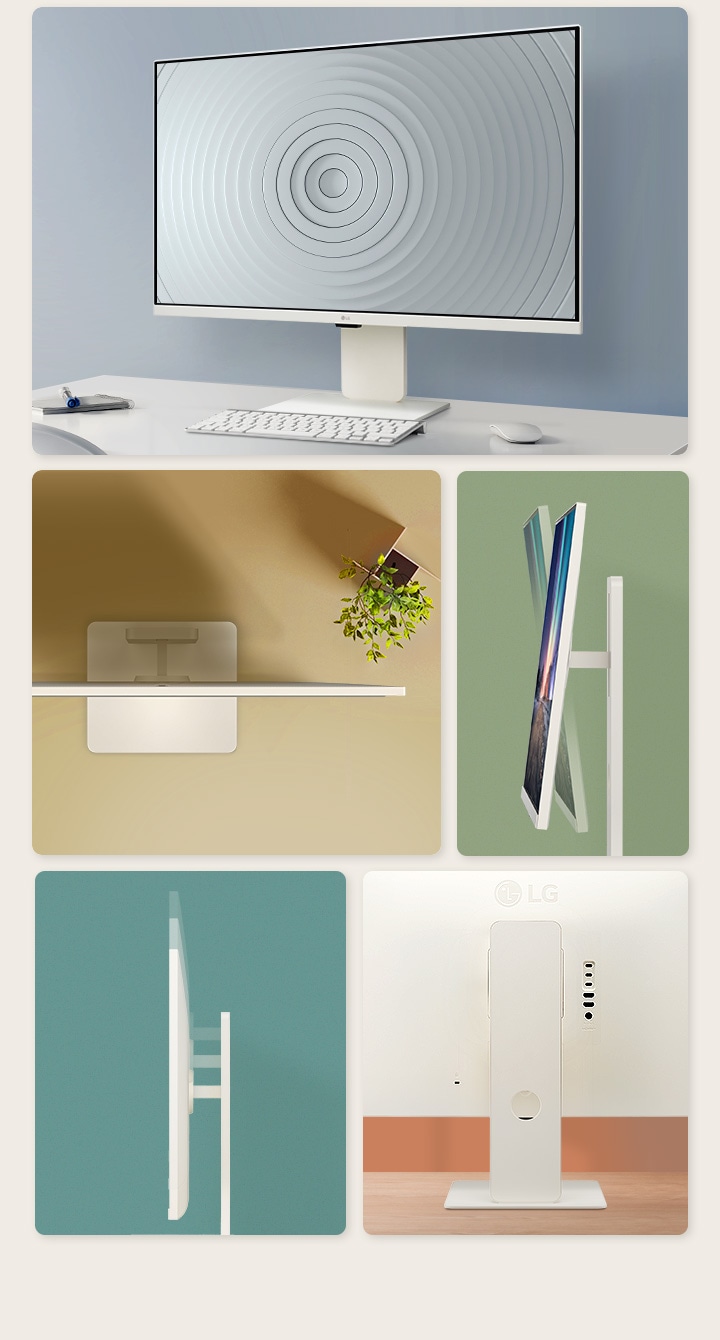 Stylish space-saving design.