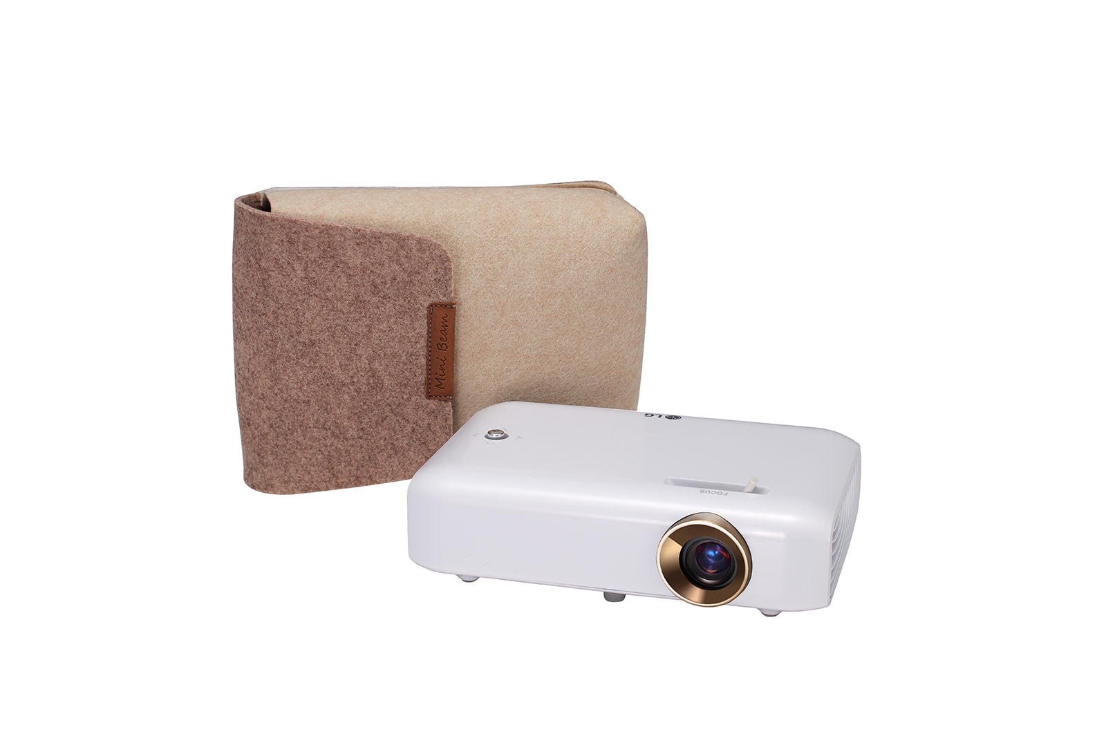 LG LED Projector with Built-In Battery HD RGB LED 550 Lumens 100000:1, PH510PG