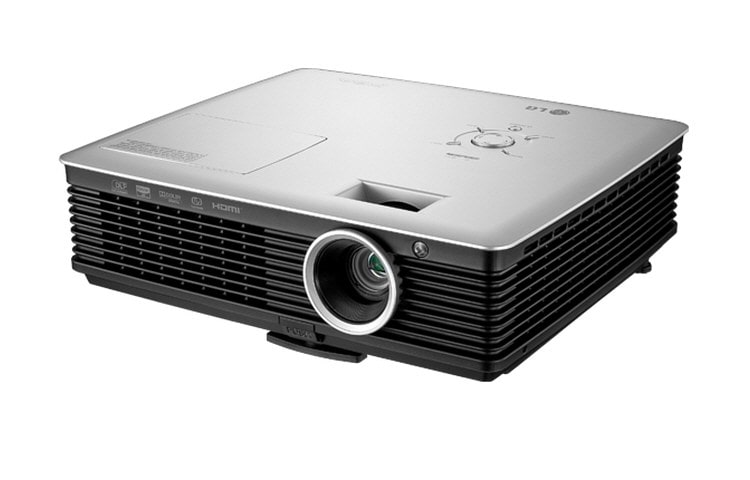 LG 3D Ready DLP projector with a 3D optimiser to support four types of 3D, BX327