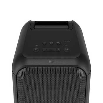 Front view of left side. XBOOM logo is attatched.