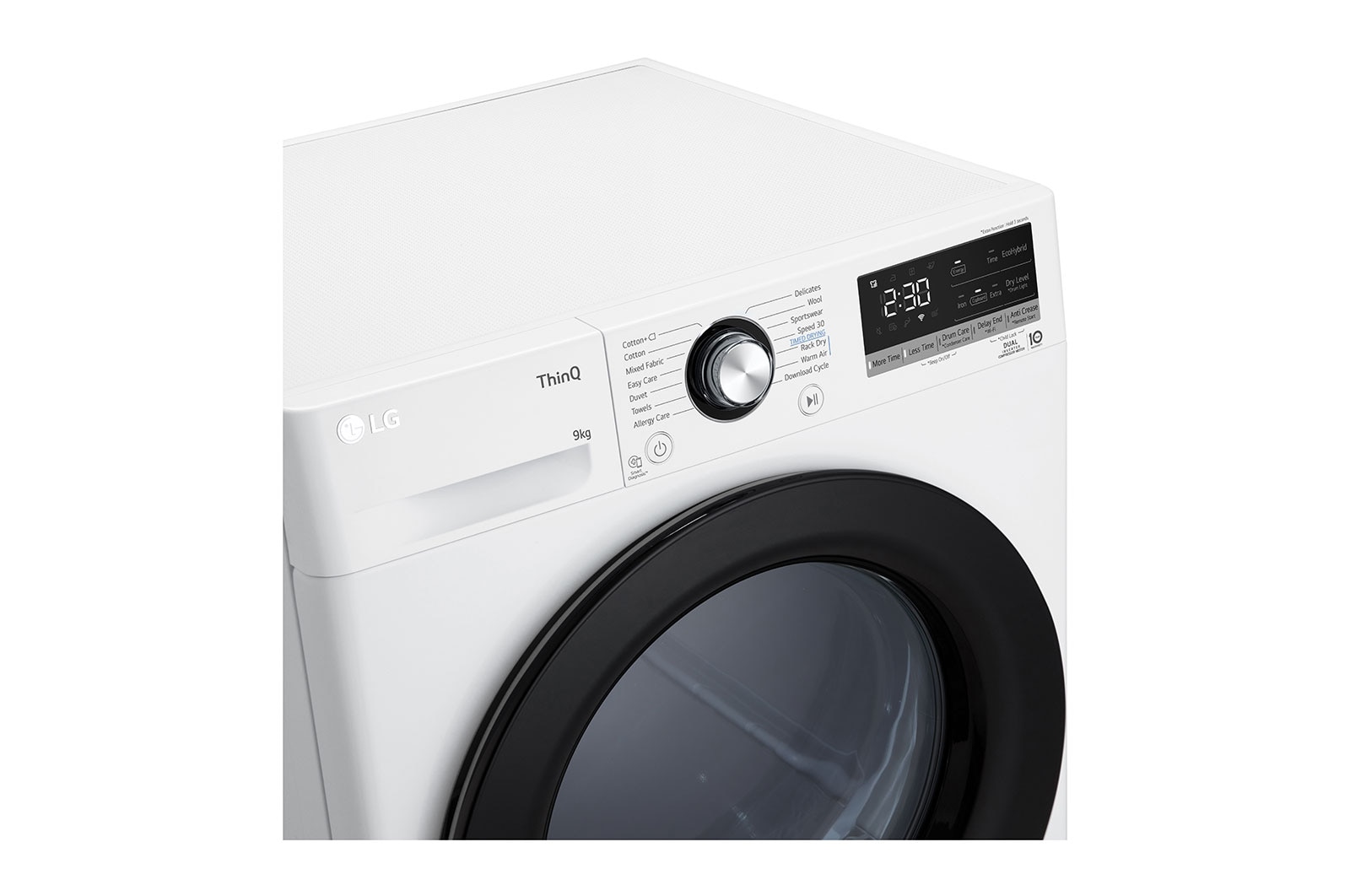 LG Dual Inverter Heat Pump™ Tumble Dryer | 9kg | White, FDC309W