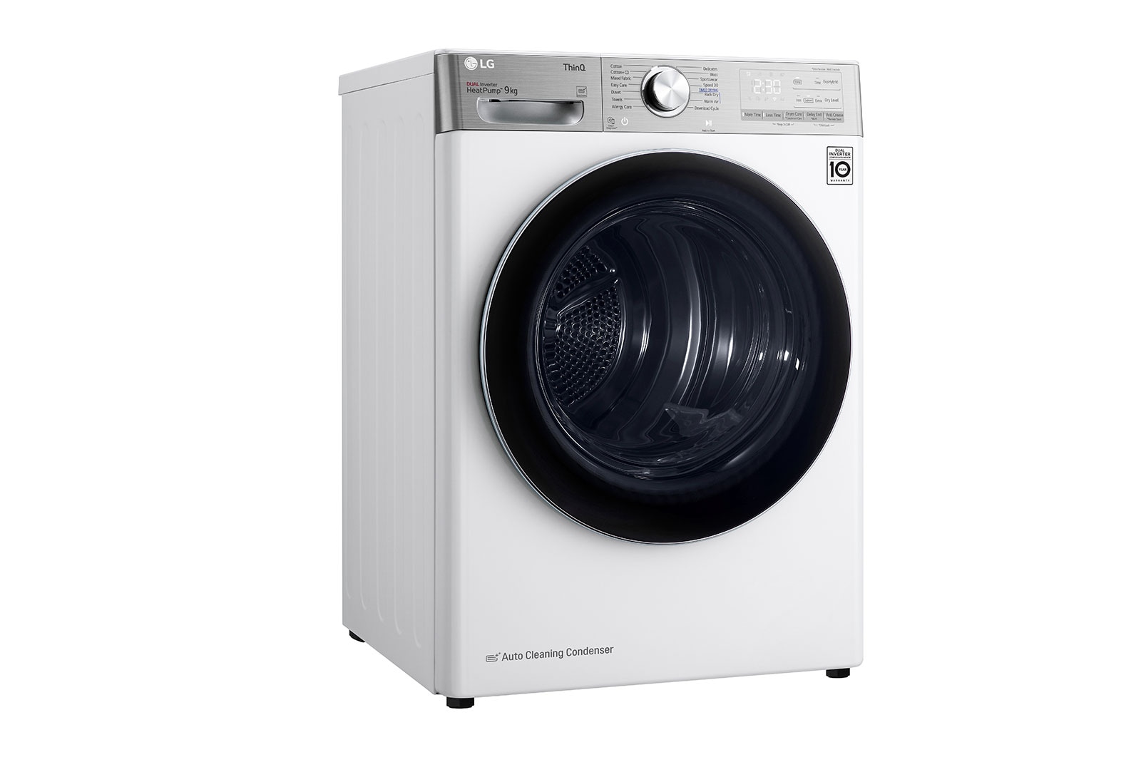 LG Eco Hybrid™ Heat Pump Tumble Dryer | 9kg | A+++ | White, FDV1109W