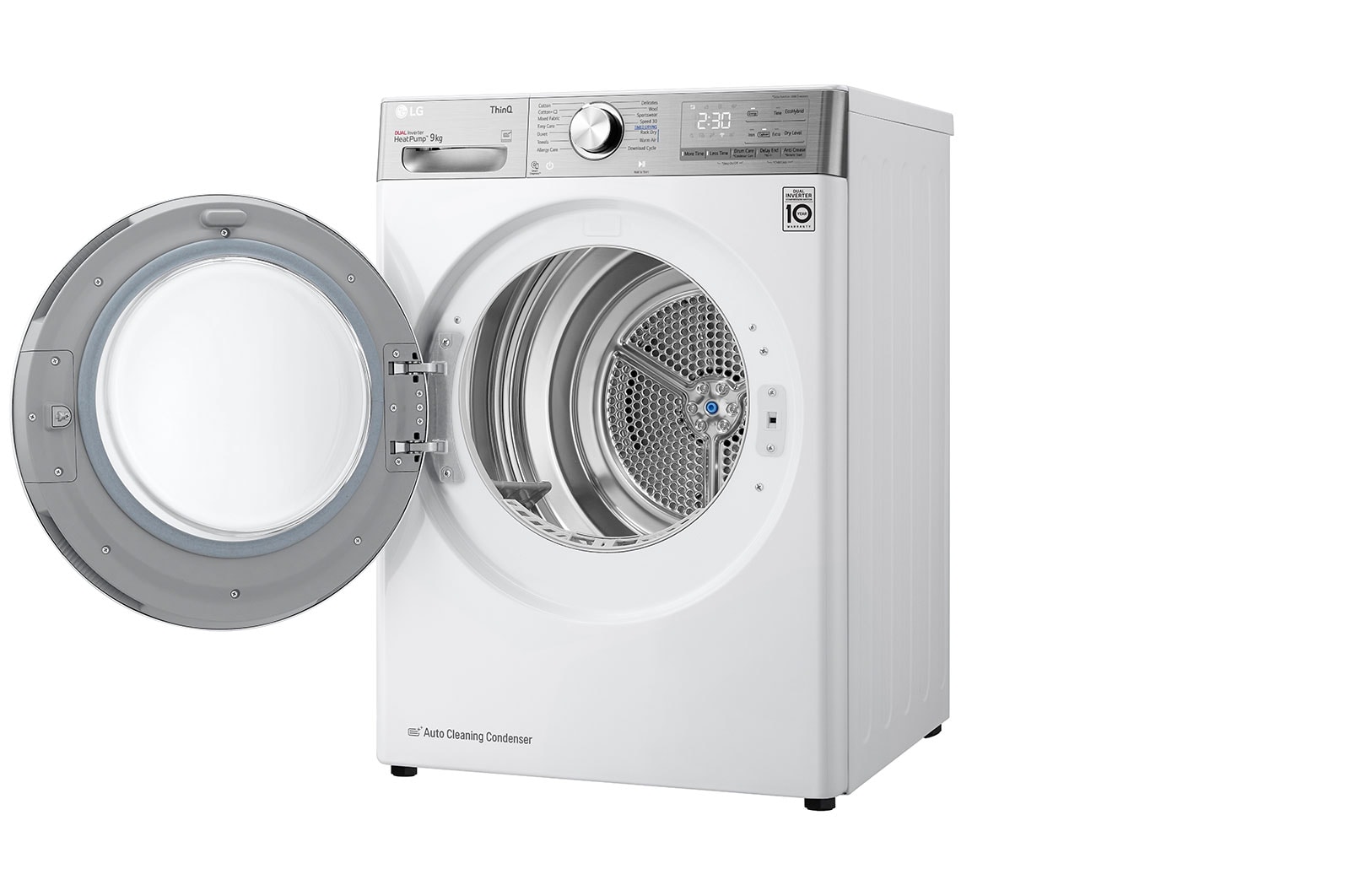 LG Eco Hybrid™ Heat Pump Tumble Dryer | 9kg | A+++ | White, FDV1109W