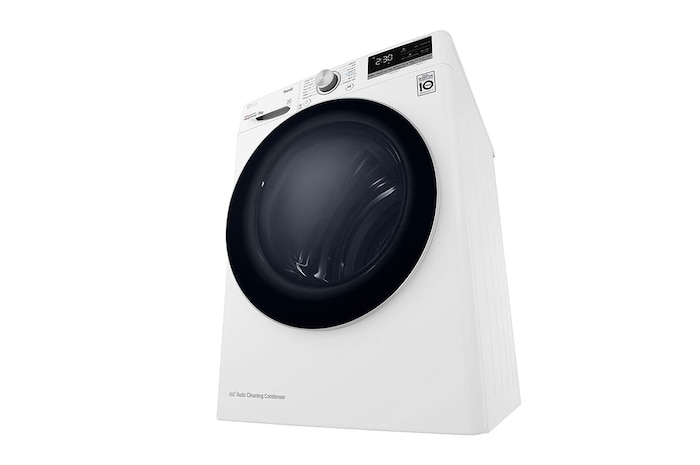 LG 9kg DUAL Inverter Heat Pump™ Dryer, White, FDV709W