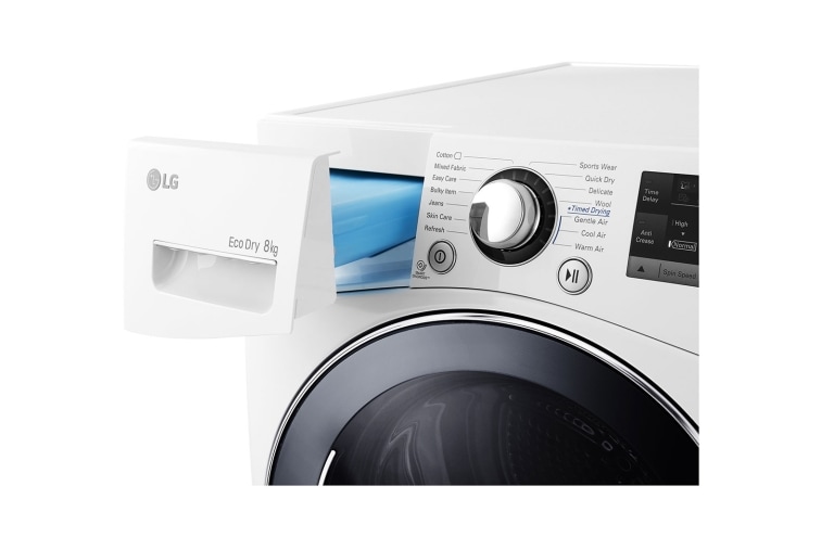 LG 8kg Tumble Dryer with Heat Pump Technology, RC8055AH3M