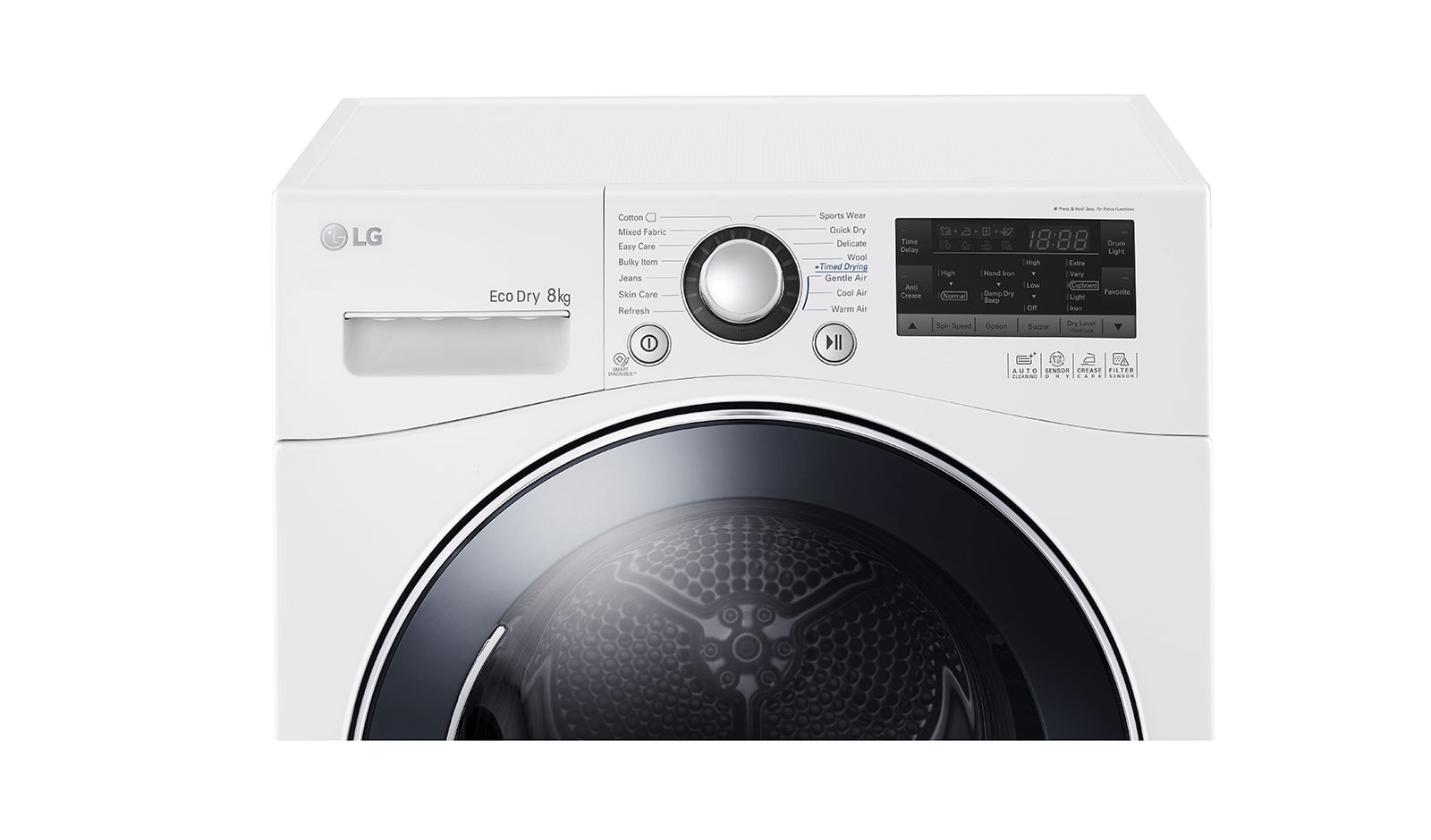 LG 8kg Tumble Dryer with Heat Pump Technology, RC8055AH3M