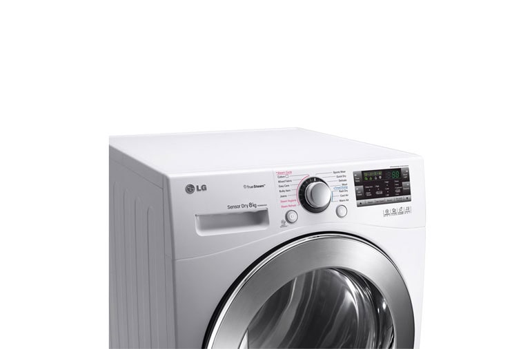 LG 8KG TUMBLE DRYER WITH TRUESTEAM™ TECHNOLOGY, RC8066AS2Z