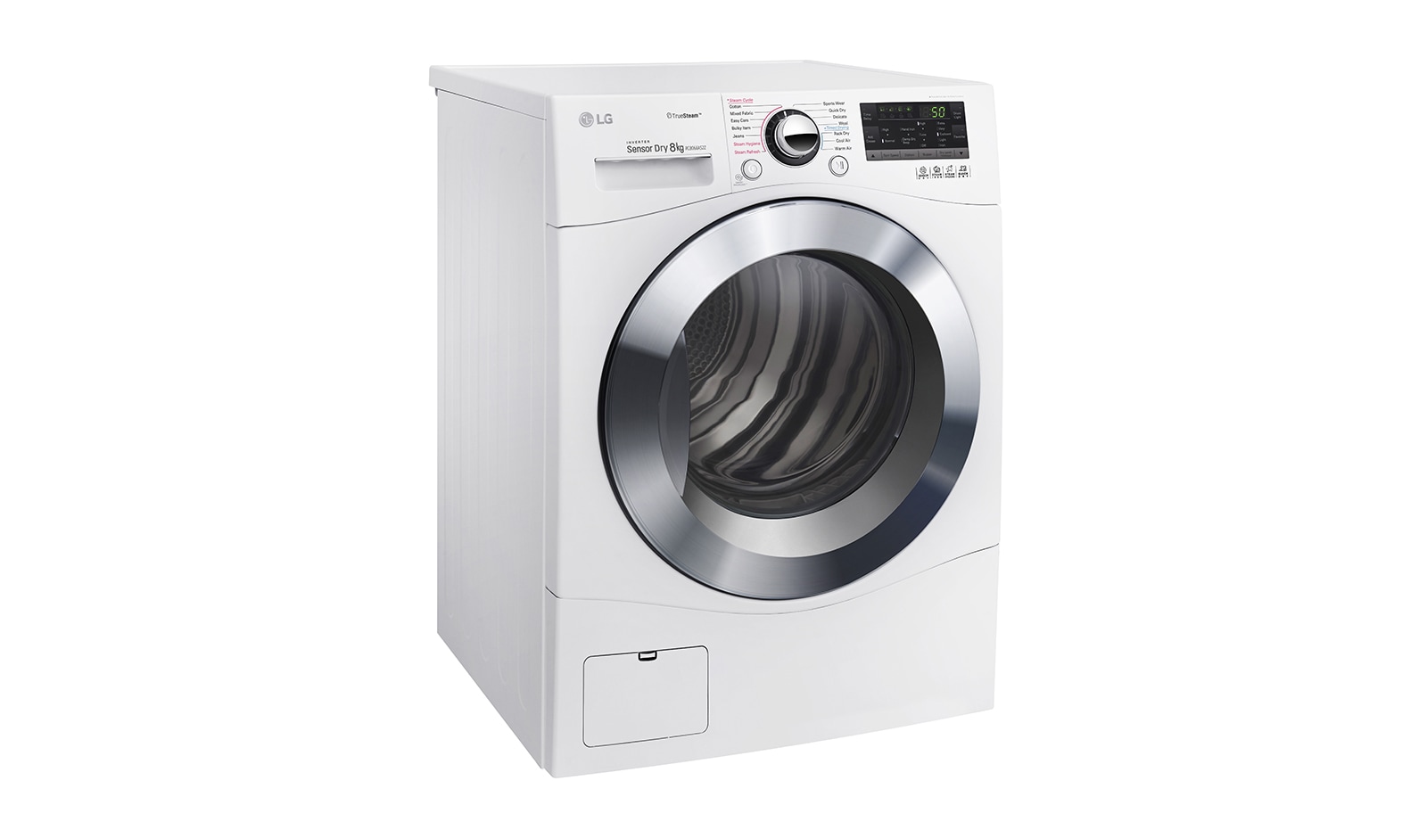 LG 8KG TUMBLE DRYER WITH TRUESTEAM™ TECHNOLOGY, RC8066AS2Z