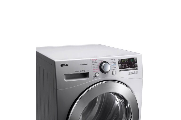 LG 8KG TUMBLE DRYER WITH TRUESTEAM™ TECHNOLOGY, RC8066CS2Z