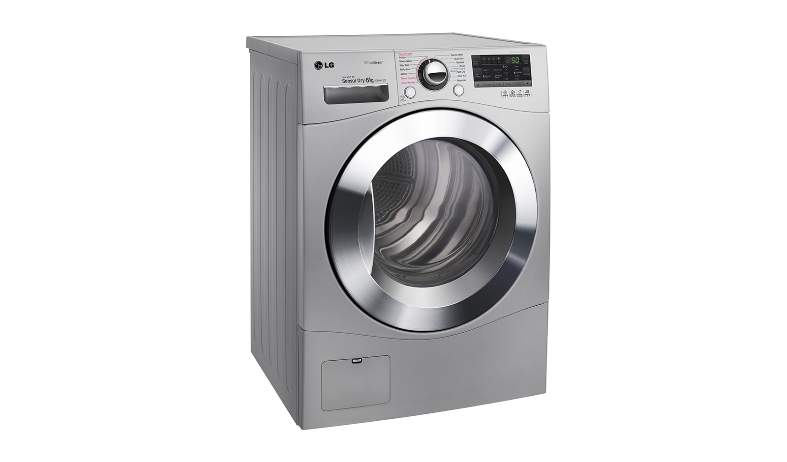 LG 8KG TUMBLE DRYER WITH TRUESTEAM™ TECHNOLOGY, RC8066CS2Z