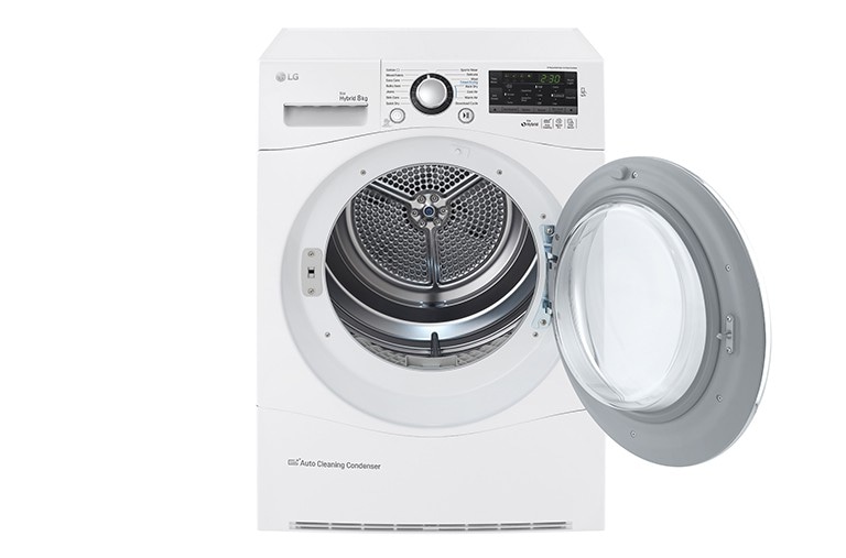 LG 8kg ECO Hybrid™ Dryer With Heat Pump Technology, RC8082AV2Z