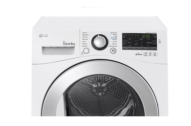 LG 9kg ECO Hybrid™ Dryer With Heat Pump Technology, RC9055AP2F
