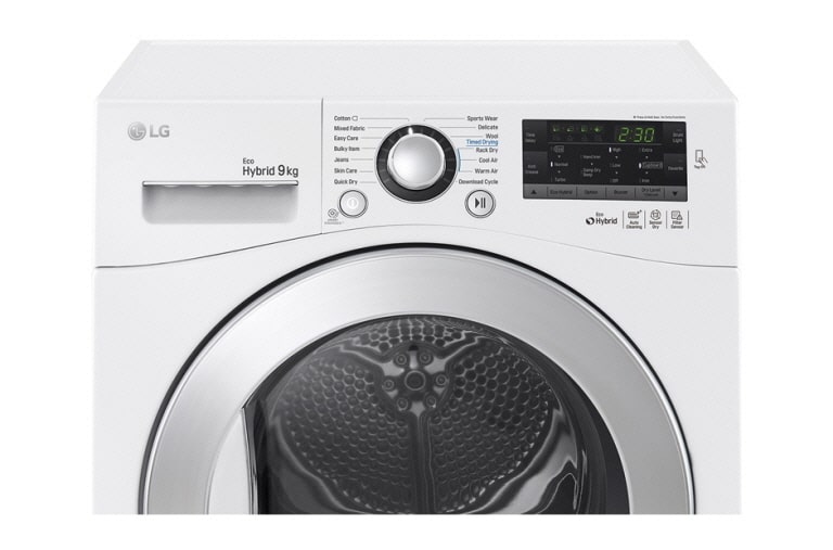 LG 9kg ECO Hybrid™ Dryer With Heat Pump Technology, RC9055AP2Z