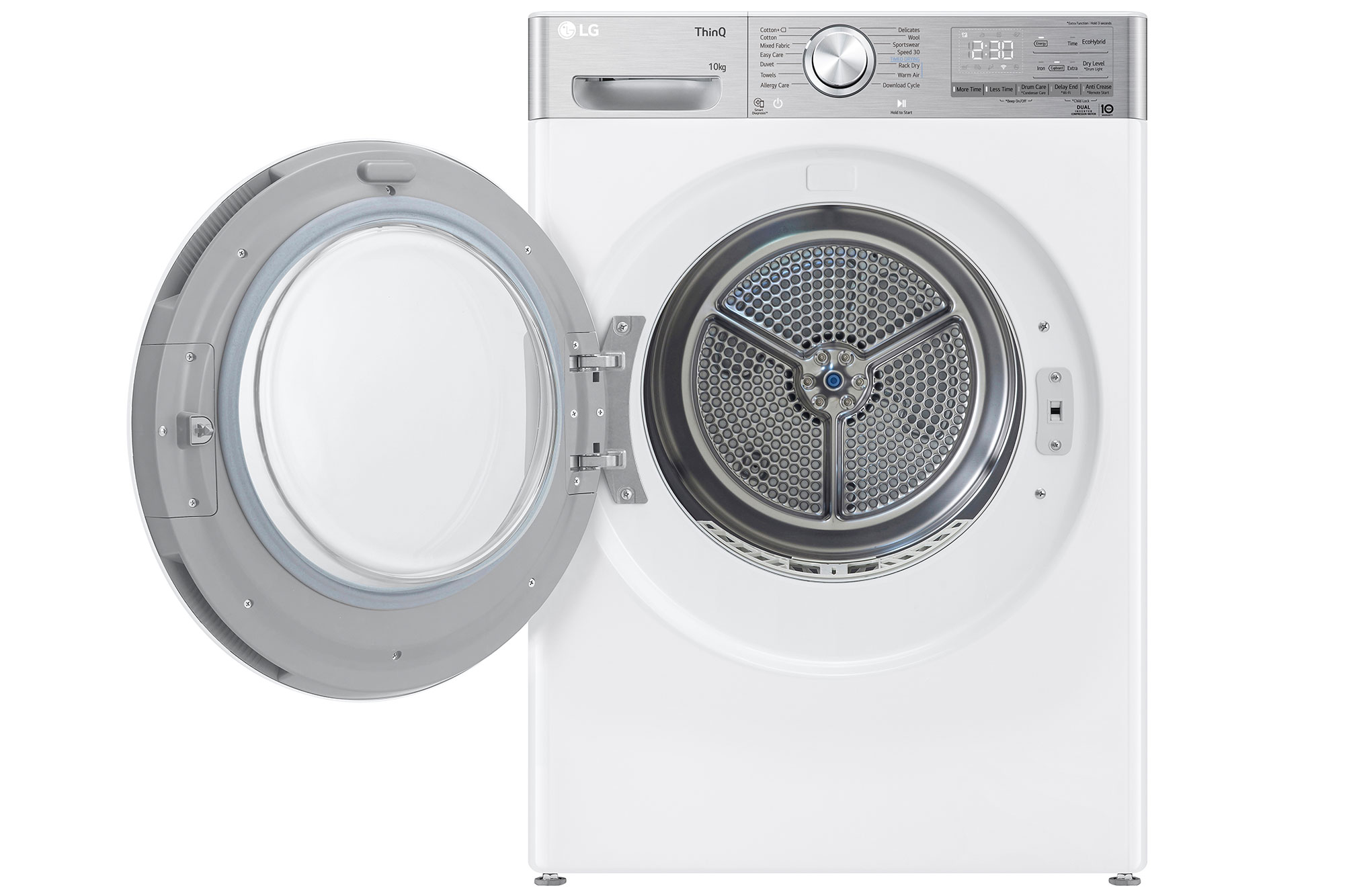LG 13kg BIG In™ Washing Machine F4Y913WCTA1 and 10kg DUAL Inverter Heat Pump™ Tumble Dryer FDV1110W, F4Y913WCTA1.FDV1