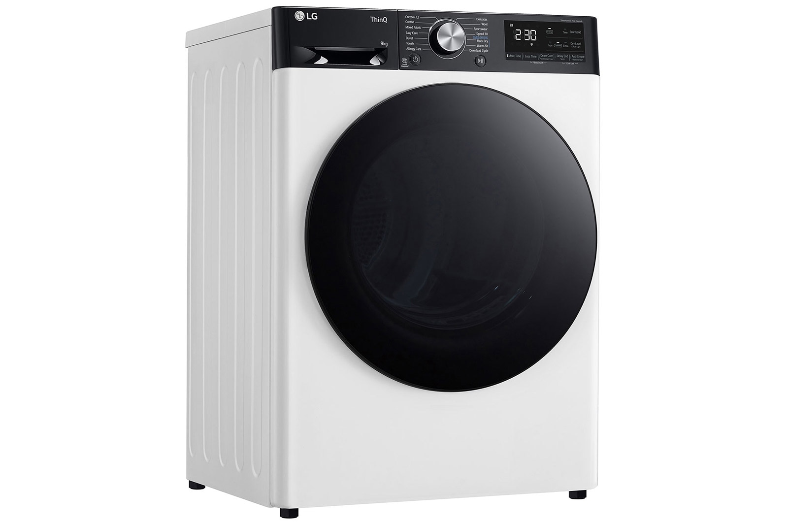 LG 9kg DUAL Inverter Heat Pump™ Tumble Dryer, White, FDV909WN